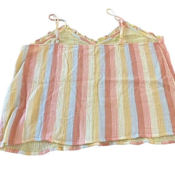 A.n.a. A new approach striped spaghetti straps XXL pastel colors - Picture 5 of 5